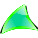 download Triangle clipart image with 90 hue color