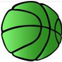 download Basketball clipart image with 90 hue color