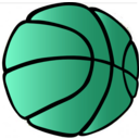 download Basketball clipart image with 135 hue color