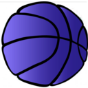 download Basketball clipart image with 225 hue color