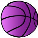 download Basketball clipart image with 270 hue color