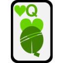 download Queen Of Hearts clipart image with 90 hue color