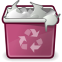 download Tango User Trash Full clipart image with 270 hue color