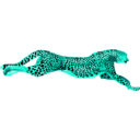 download Leopard Cheetah clipart image with 135 hue color
