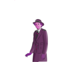 download Vivian Bullwinkel clipart image with 270 hue color