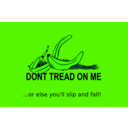 download Dont Tread On Me Banana Peel Remix clipart image with 45 hue color