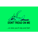 download Dont Tread On Me Banana Peel Remix clipart image with 90 hue color