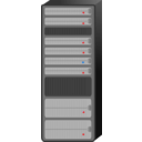 download Server Rack clipart image with 225 hue color