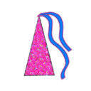 download Colored Party Hat clipart image with 270 hue color