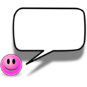 download Chat clipart image with 270 hue color