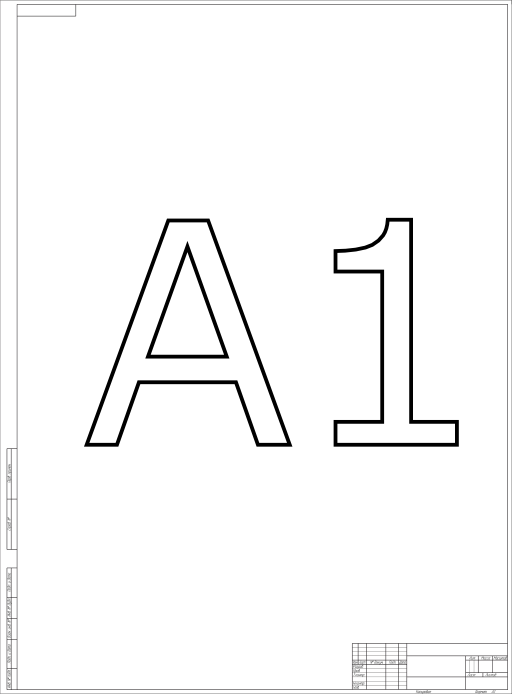 Eskd Paper Format A1 Vertical