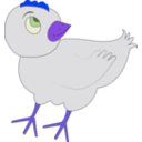 download Chicken 001 Figure Color clipart image with 225 hue color
