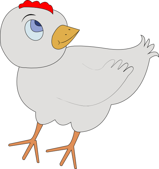 Chicken 001 Figure Color