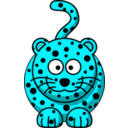 download Cartoon Leopard clipart image with 135 hue color