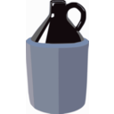 download Jug clipart image with 180 hue color