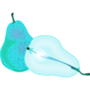 download Pear clipart image with 135 hue color