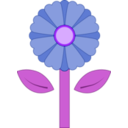 download Pink Flower clipart image with 225 hue color