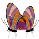 download Butterflies clipart image with 315 hue color