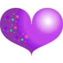 download Heart clipart image with 315 hue color