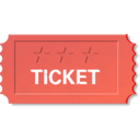 download Ticket clipart image with 315 hue color