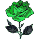 download Rose clipart image with 135 hue color