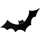 download Bat clipart image with 90 hue color