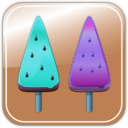 download Melon Ice Candies clipart image with 180 hue color