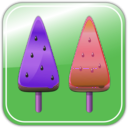 download Melon Ice Candies clipart image with 270 hue color