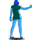 download Autostop clipart image with 180 hue color