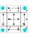 download Nine Patch Scaling clipart image with 180 hue color