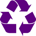 download Green Recycling clipart image with 135 hue color