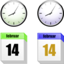 download Clock Calendar clipart image with 45 hue color