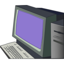 download Green Computer clipart image with 45 hue color