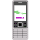 download Cellphone3 clipart image with 90 hue color