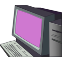 download Green Computer clipart image with 90 hue color