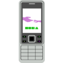 download Cellphone3 clipart image with 270 hue color