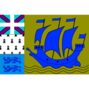 download France St Pierre And Miquelon clipart image with 180 hue color