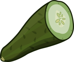 Cut Cucumber