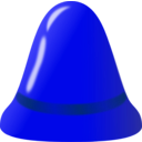 download Bell clipart image with 180 hue color