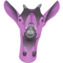 download Goat Head clipart image with 270 hue color