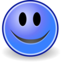 download Tango Face Smile clipart image with 180 hue color