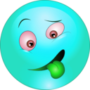 download Teasing Tongue Smiley Emoticon clipart image with 135 hue color