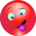 download Teasing Tongue Smiley Emoticon clipart image with 315 hue color