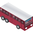 download Blue Bus clipart image with 135 hue color
