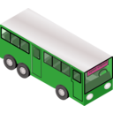download Blue Bus clipart image with 270 hue color