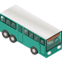 download Blue Bus clipart image with 315 hue color