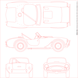 Shelby Cobra Blueprint