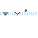 download Doudoulinux Logo Operating System Fun And Accessible For Kids From 2 To 12 Years Old clipart image with 180 hue color