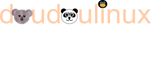 Doudoulinux Logo Operating System Fun And Accessible For Kids From 2 To 12 Years Old