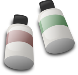 Bottles Of Dye Ink